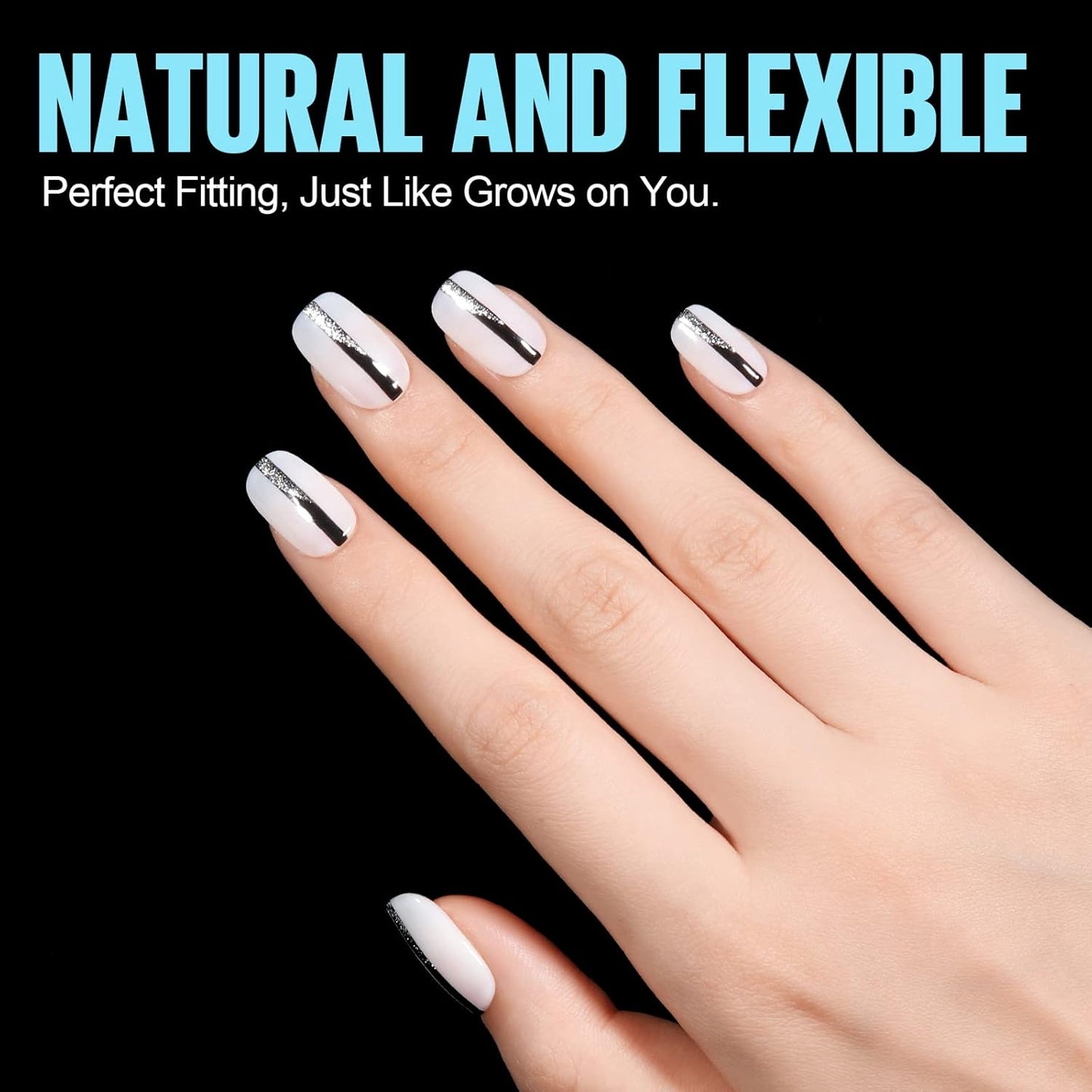 TOMICCA Oval Nail Tips - 15 Size Full Matte Gel Tips, 360PCS Pre-shaped No Need Nail Files and Base Coat Full Cover Nail Tips for Nail Extensions