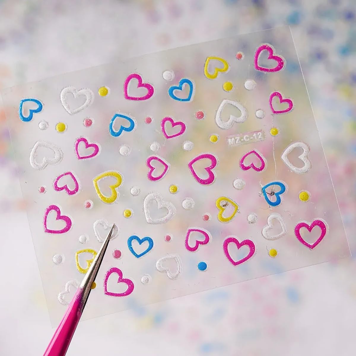 Flowers Nail Art Stickers Decals Colorful Flower Rose Daisy Cherry Blossoms Nail Stickers Design 3D Self-Adhesive Flowers Nail Art Supplies Charms for NailsArt Manicure Tips Decoration 30 Sheets