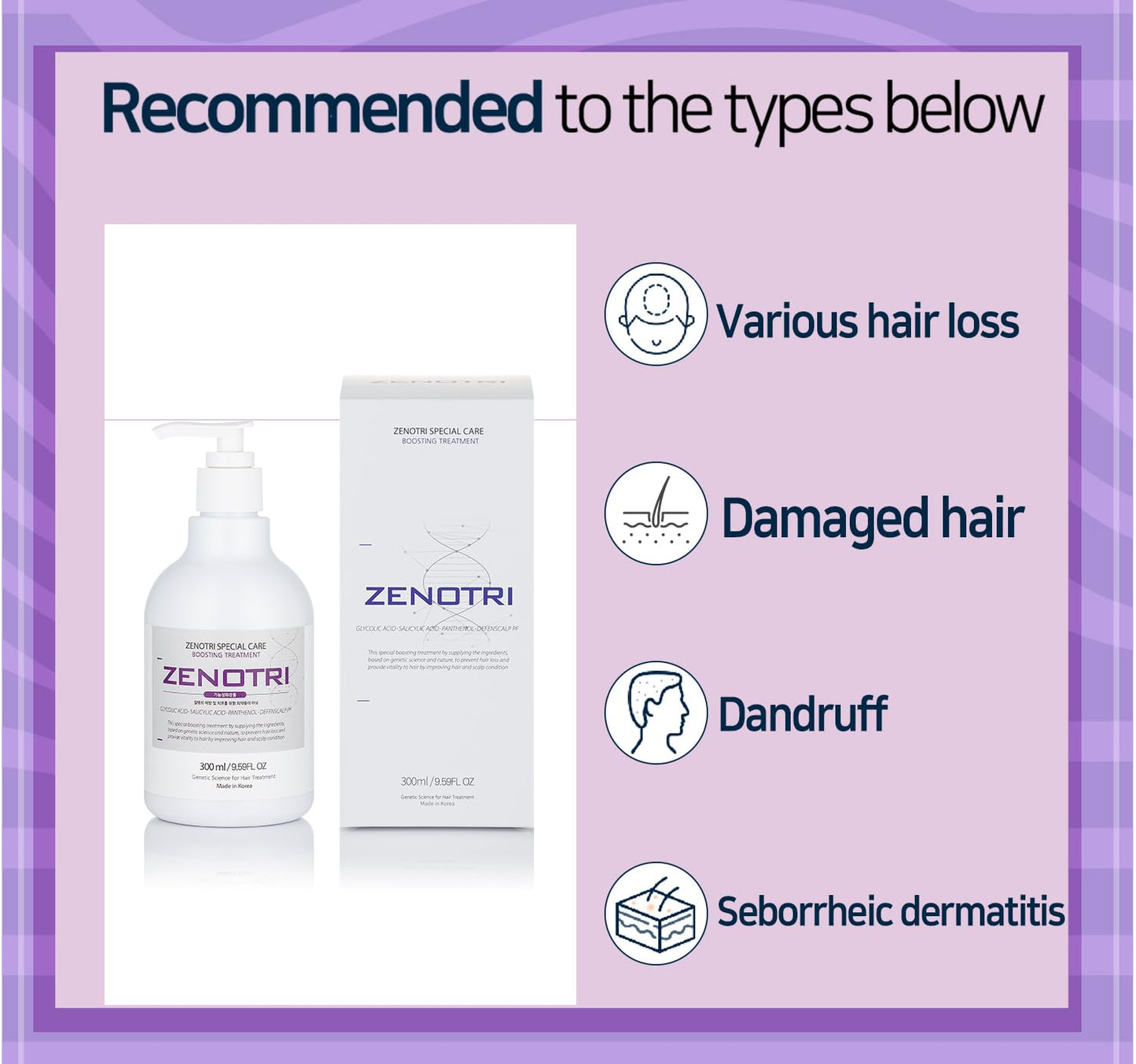 Boosting Treatment | Scalp + Hair Loss + Hair Vitality Triple Care All-in-One (300ml/9.59FL OZ)