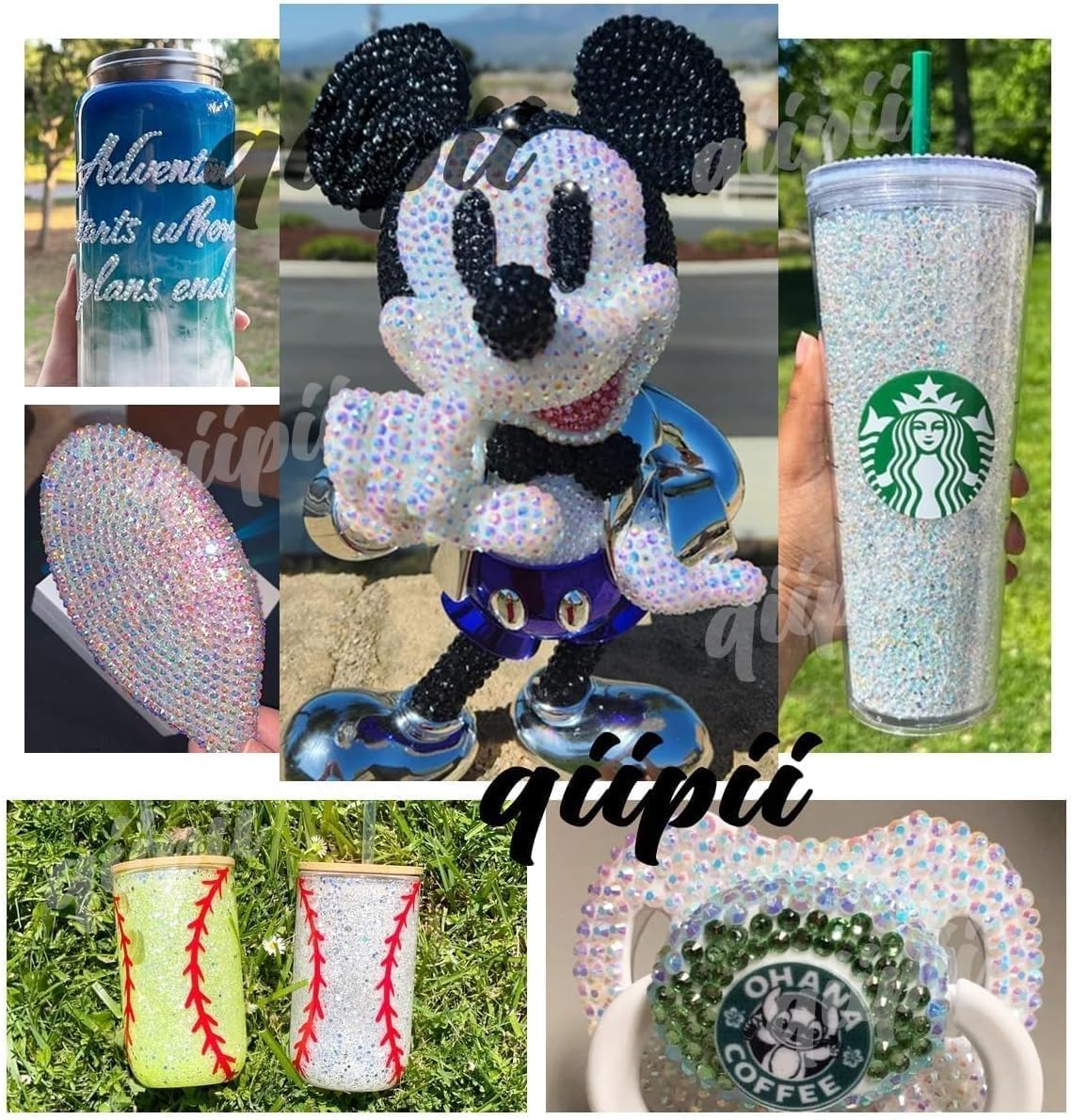 16000PCS Light Green AB Resin Rhinestones for Crafting 3mm 4mm 5mm Flatback Jelly Stones Bulk SS10 SS16 SS20 Diamonds Crystals Gems Charms for Nails Face Eyes Makeup Tumblers Bottles DIY Crafts