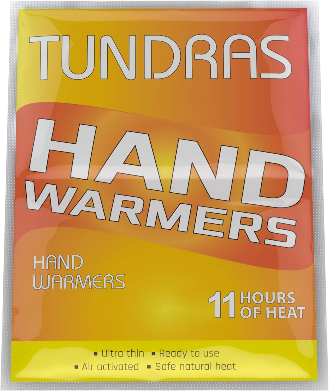 Hot Hand Warmers Heat Pack - 80 Count - 11 Hours Long Lasting Natural Safe and Odorless Single Use Air Activated Heat Packs for Hands, Toes and Body - TSA Approved