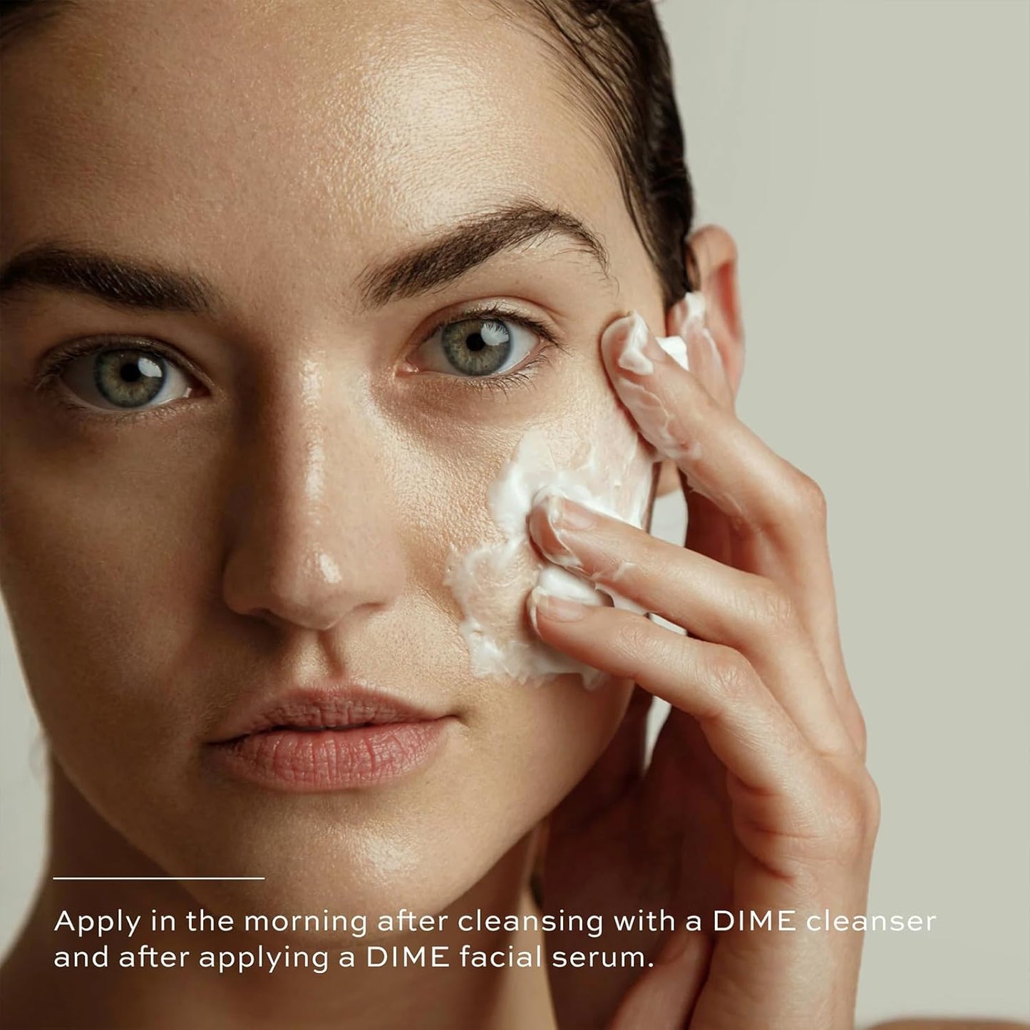 Dime Beauty Dewy Day Cream, Morning Face Moisturizer with Rosehip Oil and Tremella Snow Mushroom, 1.7 oz / 50 ml