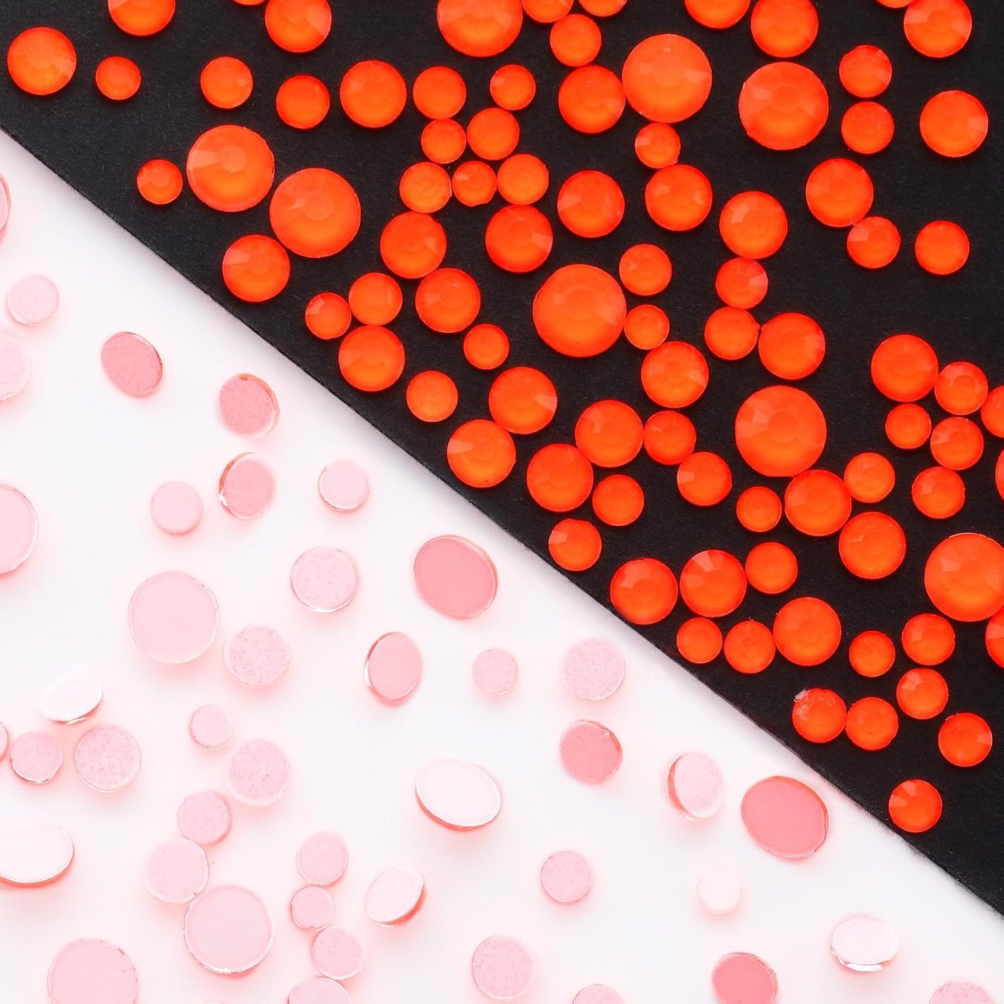 Neon Hyacinth Flatback Rhinestones, Glass Rhinestones for Nail Art and Craft, Glue Fix, Loose Crystal Gemstones(Neon Hyacinth, SS6, 1440pcs, 1.9-2.0mm)