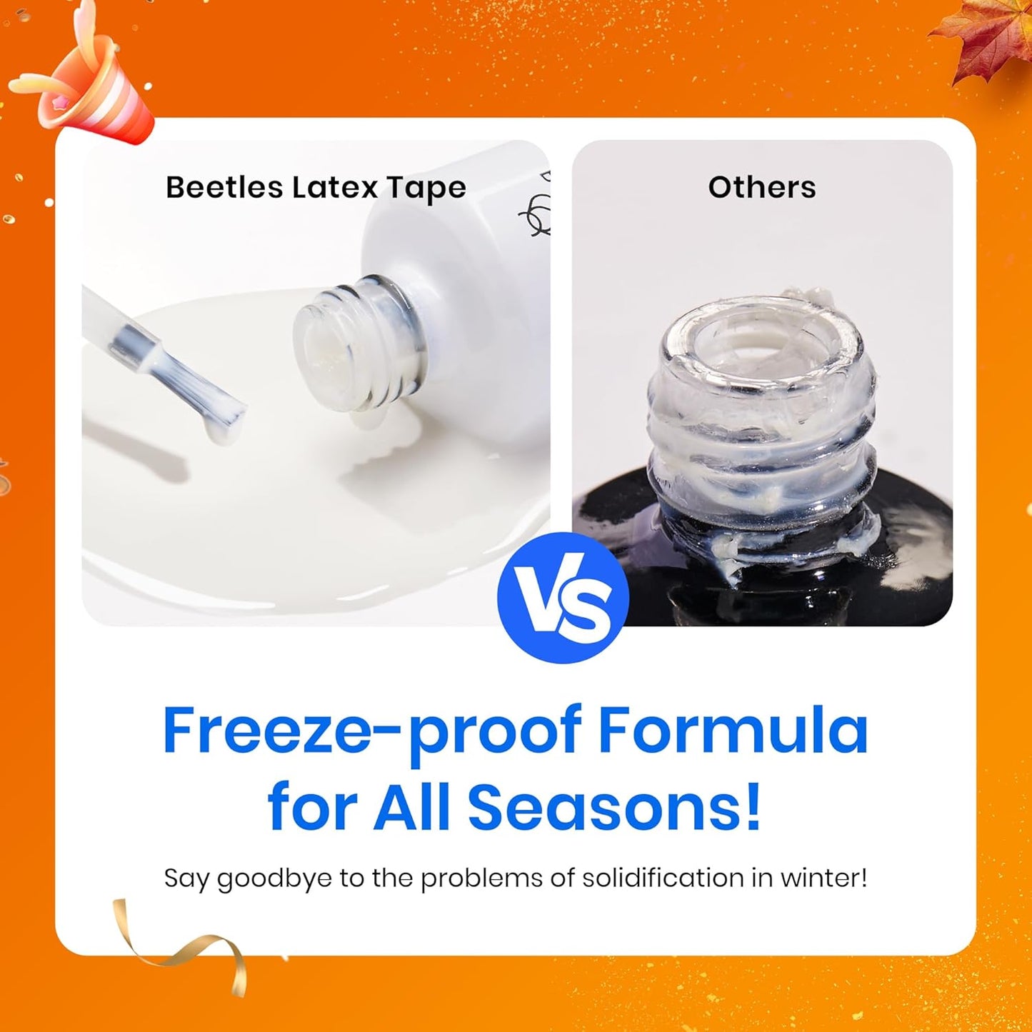 beetles Gel Polish Liquid Latex for Nails: 15ML Simple Peel off Cuticle Guard for Nail Polish Nail Art Liquid Latex Barrier Protector Manicure Cuticle Protectors with Stick Gifts for Women