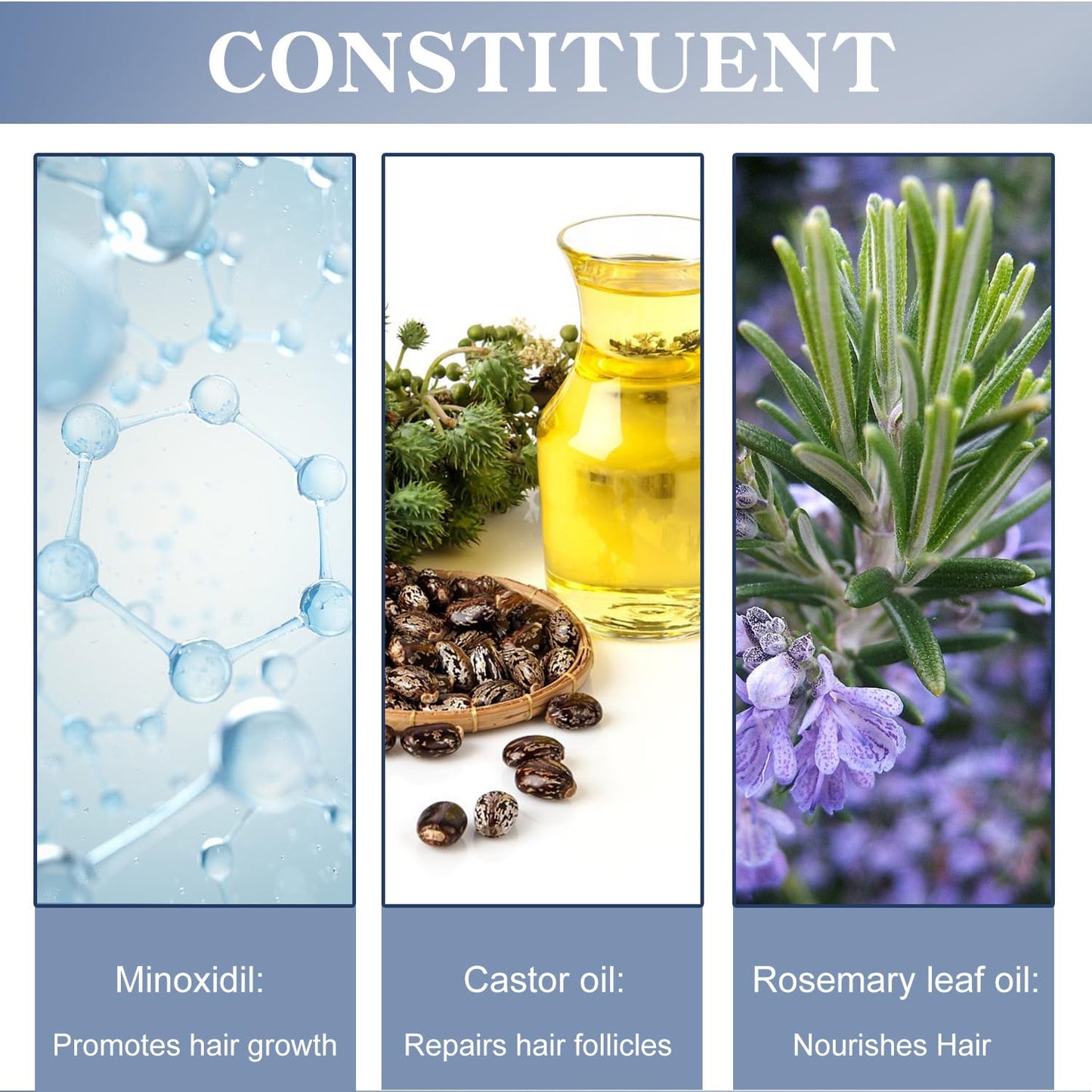 5% Minoxidil Hair growth Spray for Women and Men: Anti Hair Loss Treatment for Hair Regrowth 2 Month Supply, Extra Strength Scalp Solution, Thicken Strengthen Longer Hair