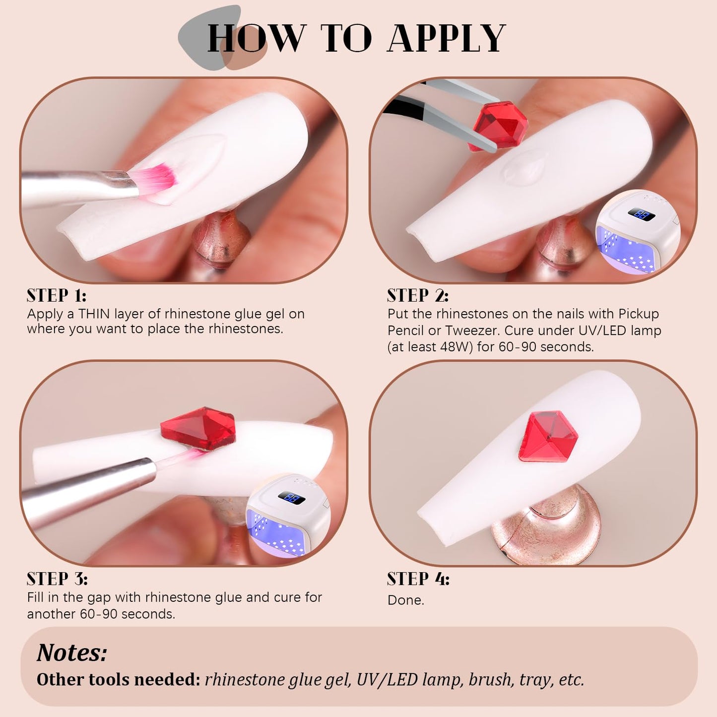 1680Pcs Red Glass Nail Rhinestones 180Pcs Multi Shapes Flatback Nail Gems + 1500Pcs 1.5-4mm Round Crystal, Manicure Nail Charms Diamond Gemstones for Acrylic Nails Decoration