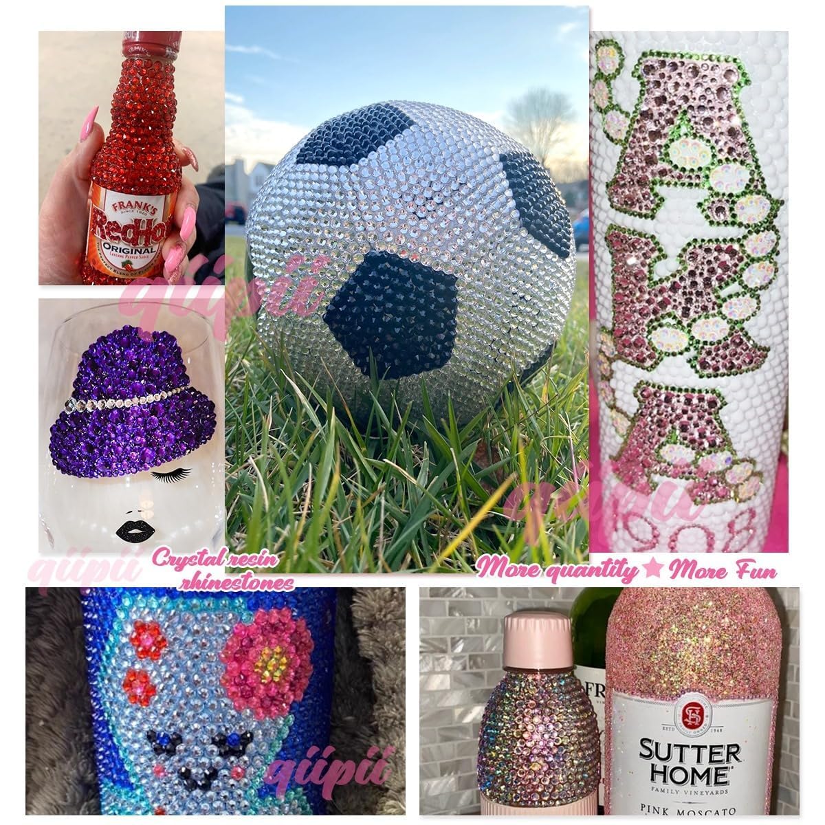 Teal Blue Crystal Resin Rhinestones for Crafting Turquoise Blue Flatback Stones Gems 3mm 4mm 5mm Non-Hotfix Diamonds Crystals Charms for Nails Face Eyes Makeup Body Tumblers Mugs Crafts Shoes