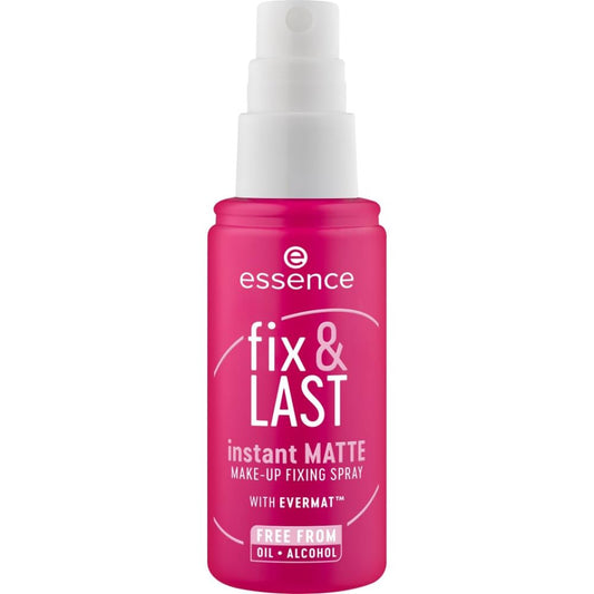 essence | Fix & Last Instant Matte Makeup Fixing Spray | Shine Control & Long-Wearing Formula | Vegan & Cruelty Free