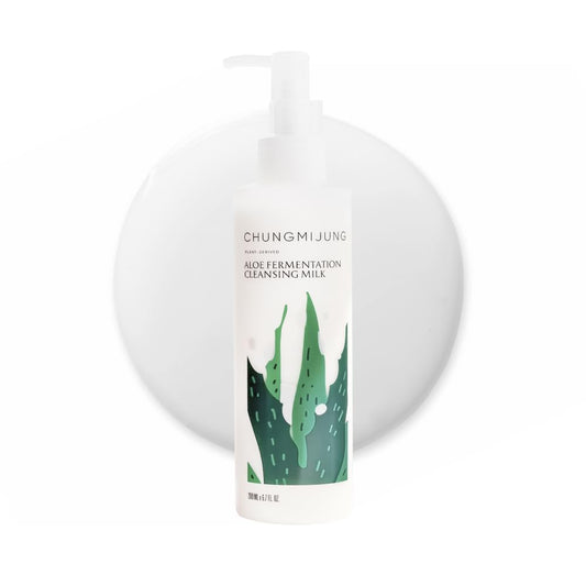 Aloe Fermentation Cleansing Milk, Hydrating Makeup Remover with Organic Aloe & Rice, Creamy Cleanser for Dry, Sensitive Skin, Supports Skin Barrier, Korean Skincare, 6.76 fl oz (200ml)