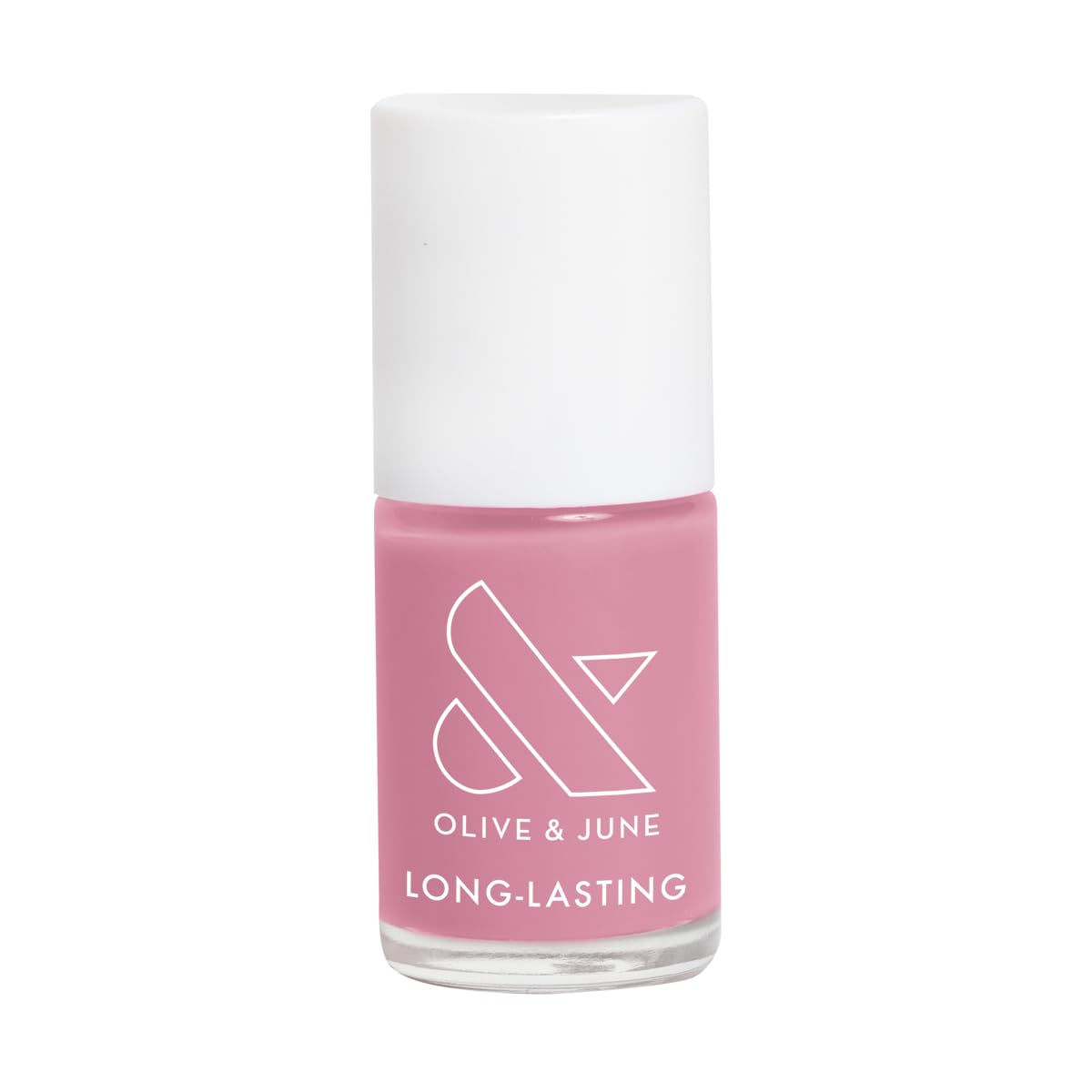 Olive & June Long Lasting Nail Polish | Plump Gel-Like Finish No Lamp Needed Lasts up to 10 days | Salon-Quality Color at Home | 15-Free, Vegan & Cruelty-Free Chip-Resistant Shine | World Lit, Mauve