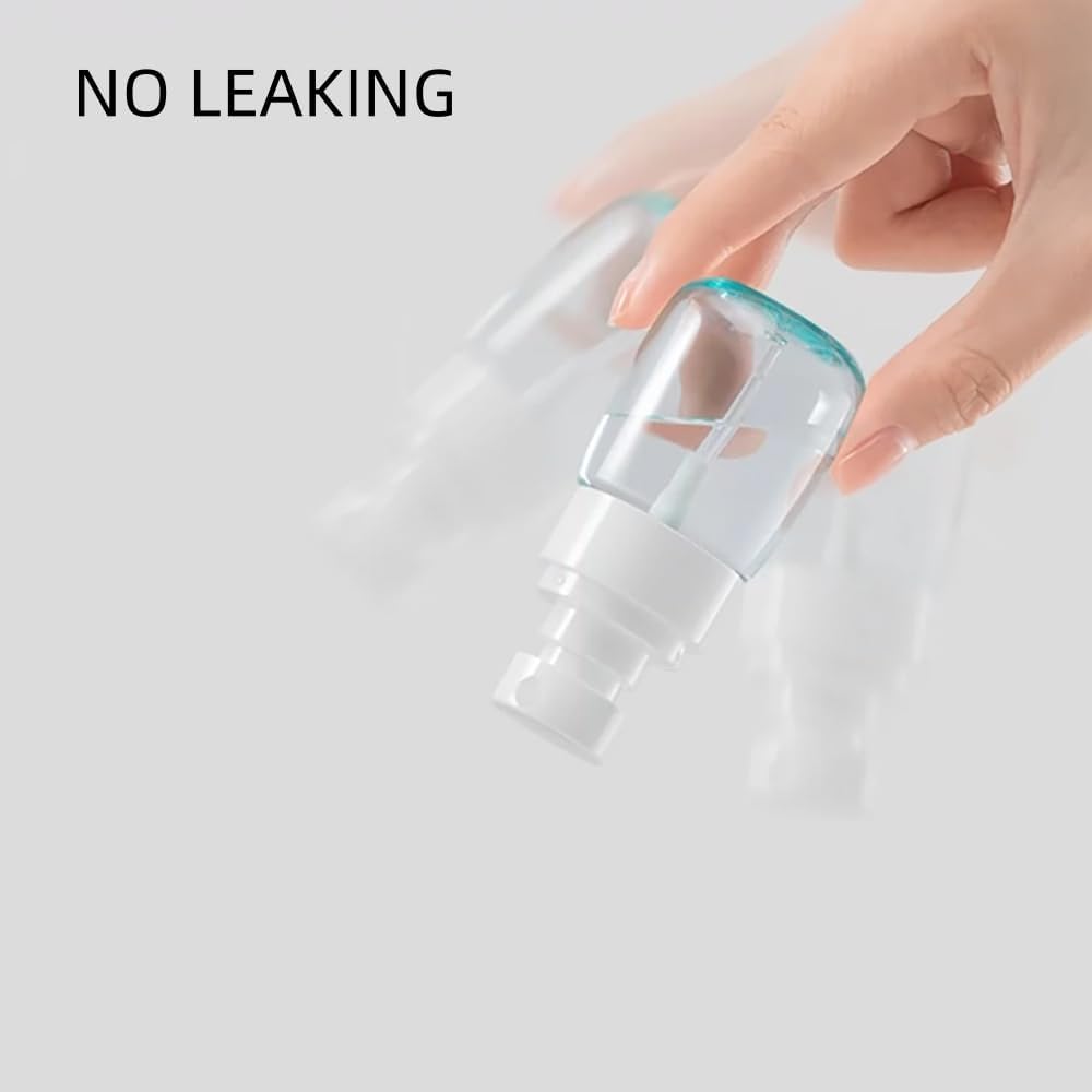 Spray Water Bottle Hair Mister, Fine Mist Stylist Sprayers 360 Empty Small Misting Spritzer, Perfume Atomizer with Pump Clear Containers 2PCS/2oz