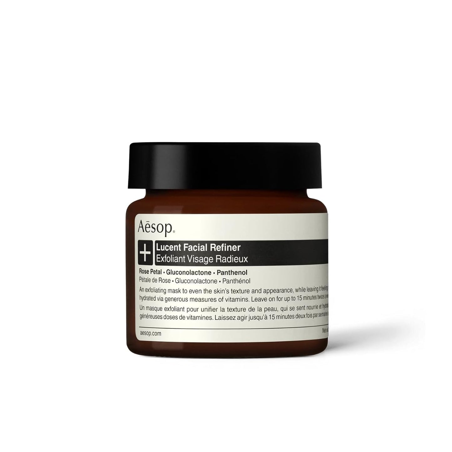 Aesop Lucent Facial Refiner | Daily Exfoliating Gel with Lactic Acid & Vitamin C – Brightens, Smooths & Renews Skin | 2.1 oz