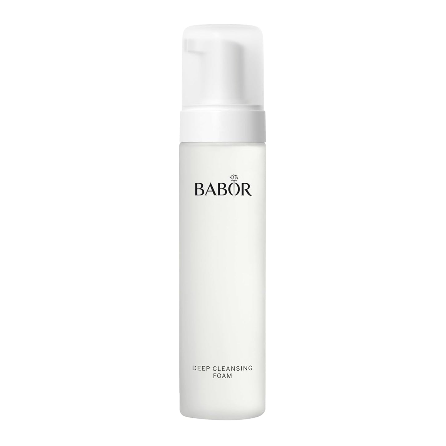 BABOR Deep Cleansing Foam, Gentle Facial Wash Removes Impurities While Balancing Moisture, Hydrating Cleanser Infused with Glycerin, Leaves Skin Soft & Radiant, 6.7 oz