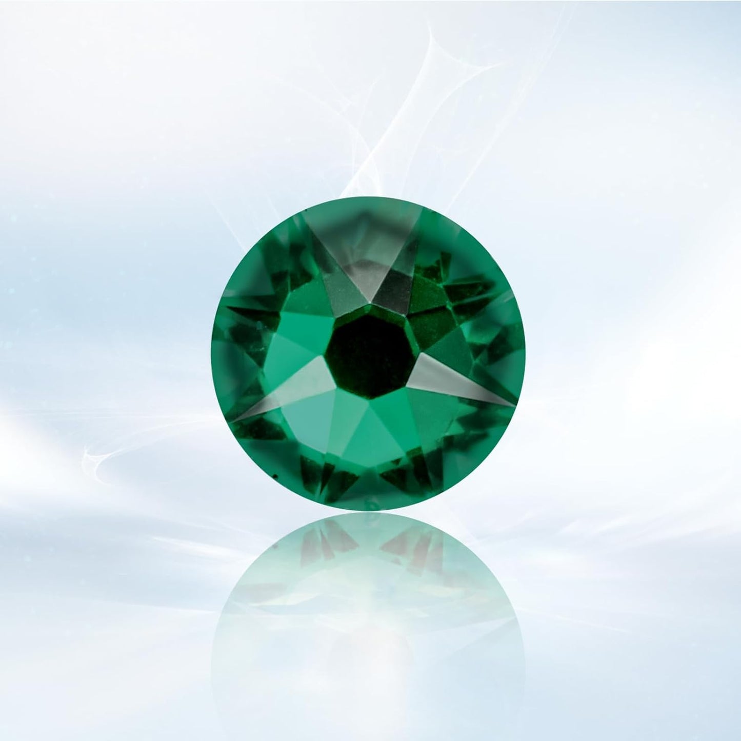 Novani Malachite Green Rhinestones 1440pcs Flat Back Round Rhinestone Style 2088 Sparkly Crystal Gemstones for Nail Art and Crafting SS20,4.6-4.8mm