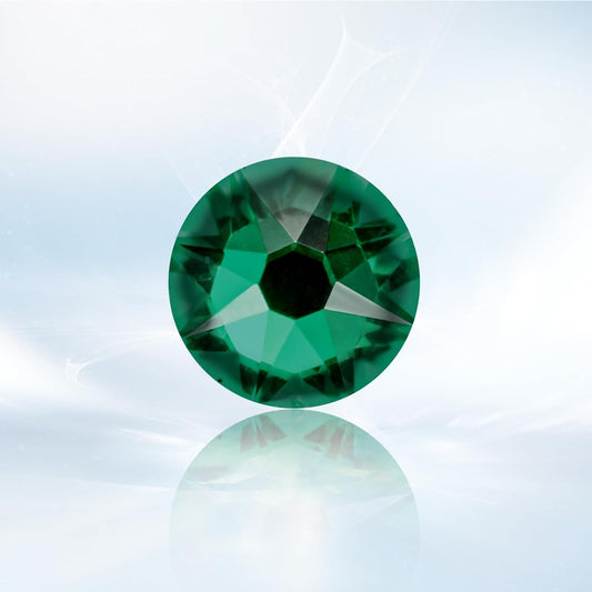 Novani Malachite Green Rhinestones 1440pcs Flat Back Round Rhinestone Style 2088 Sparkly Crystal Gemstones for Nail Art and Crafting SS20,4.6-4.8mm