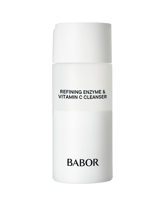 BABOR Refining Enzyme & Vitamin C Cleanser, Enzyme Powder Cleanser, Exfoliating Face Wash Polish, Gentle Facial Scrub to Brighten and Even Complexion