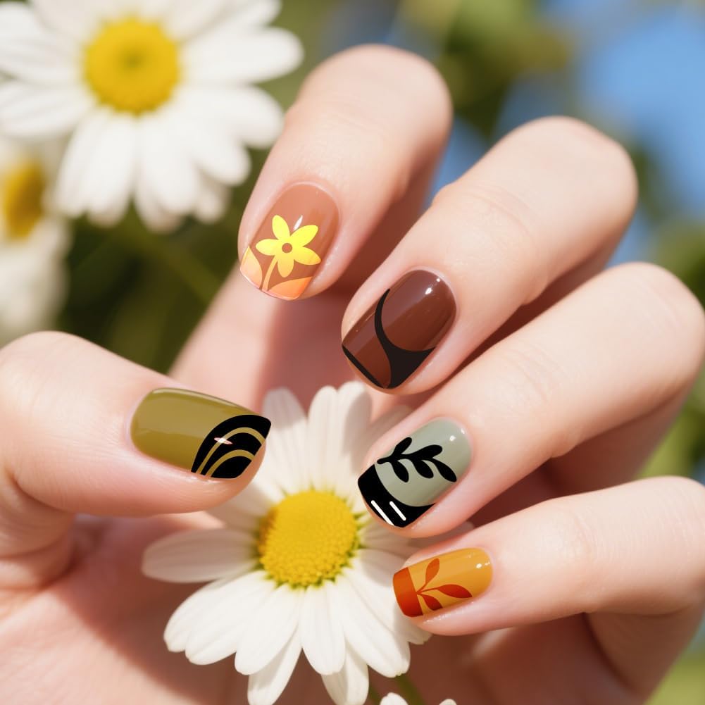 UNICRAFTALE 6Pcs French Line Nail Plates Stamping Set Wave Stripe Stamp Nail Templates Reusable Stencils Stainless Steel DIY Nail Art Plates Nail Stamp Templates Kit DIY Printing Tools