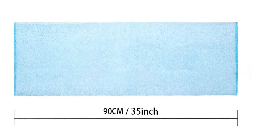 ARCH&M Japanese Beauty Skin Cloth (3 Pack) | Exfoliating Towel & Korean Body Scrubber for a Spa-Like Experience at Home (Navy-Blue x 3)