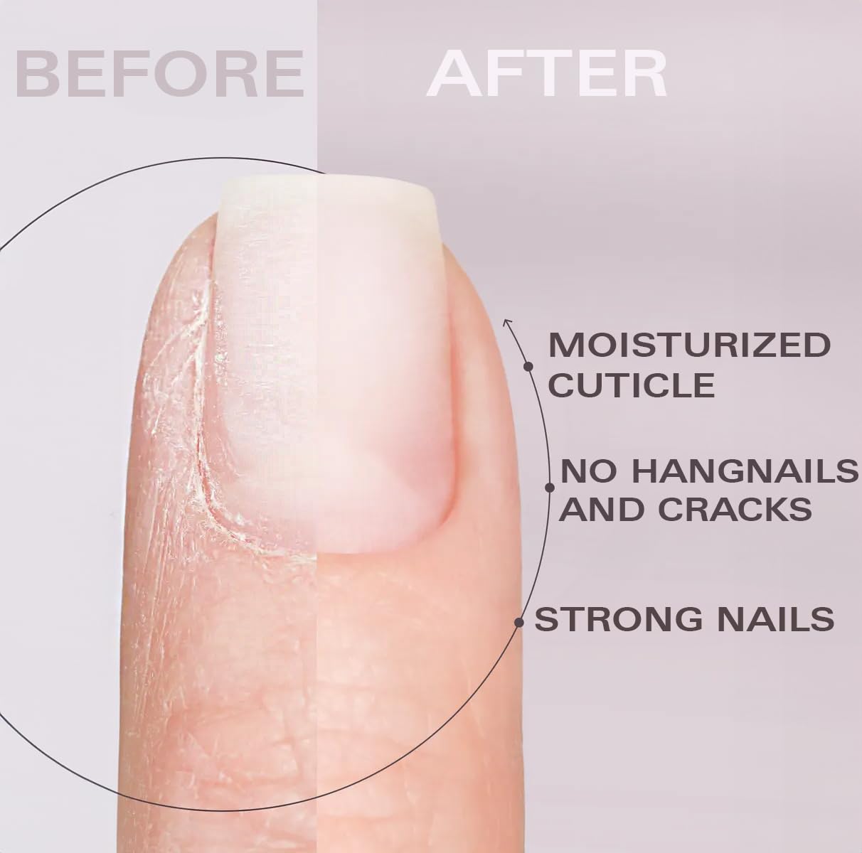 Nail Oil Cuticle Pen - Peach - Nail Strengthener & Growth Serum with Vitamin A, D, E, B5, Grapeseed & Natural Oils - Repair for Brittle, Peeling, Thin Nails - Twist Brush Pen