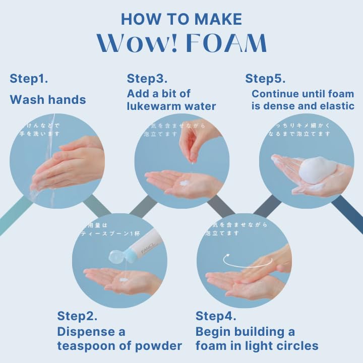 FANCL Facial Cleansing Powder & Foaming Net Set