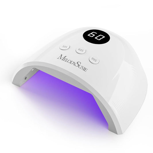 MelodySusie UV Nail Lamp, Plus30F UV Light for Gel Nails LED Nail Dryer with 3 Timer, Smart Sensor, LCD Display Fast Curing Gel Nail Polish Nail Art Tools Manicure Accessories-White