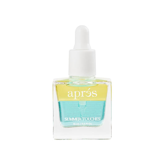 Apres Light & Shadow Cuticle Serum, Nourishing Blend of Almond and Jojoba Oil, Vitamin B and Turmeric, Cuticle Repair Oil 15 mL (15 ml, Summer Touches (Orange, Violet, and Cedar))