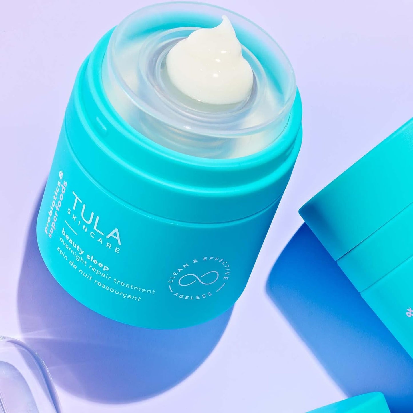 TULA Skin Care Beauty Sleep Overnight Repair Treatment - Anti-Aging, Night Cream, Contains Natural Peptides, AHAs, Retinol, Vitamin C to Reduce the Appearance of Lines and Dull Tone, 1.7 oz.