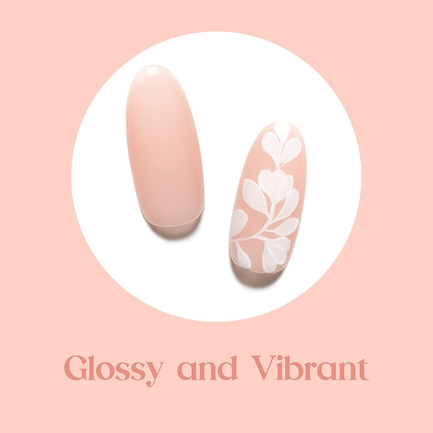 Beetles Jelly Nude Gel Polish 0.5oz Natural Gel Nail Polish Nail Concealer Neutral Color Jelly Peach Translucent Soak Off U V LED Nail Lamp Gel Polish Nail Art Gel 15ml Gift for Girls