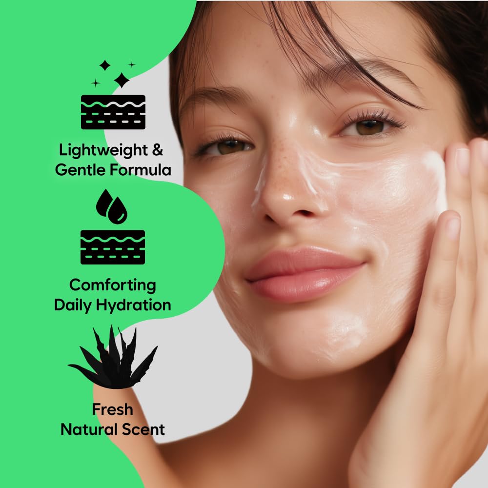 Aloe Fermentation Cleansing Milk, Hydrating Makeup Remover with Organic Aloe & Rice, Creamy Cleanser for Dry, Sensitive Skin, Supports Skin Barrier, Korean Skincare, 6.76 fl oz (200ml)