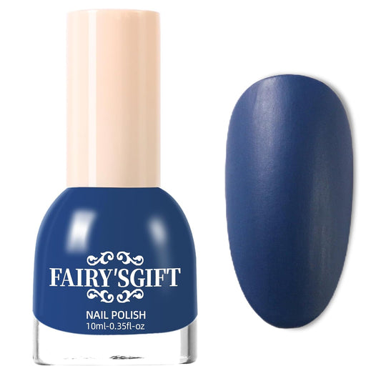 Major Dijit Matte Nail Polish Air Dry Nail Art Varnish (Navy Blue, 10 ML)