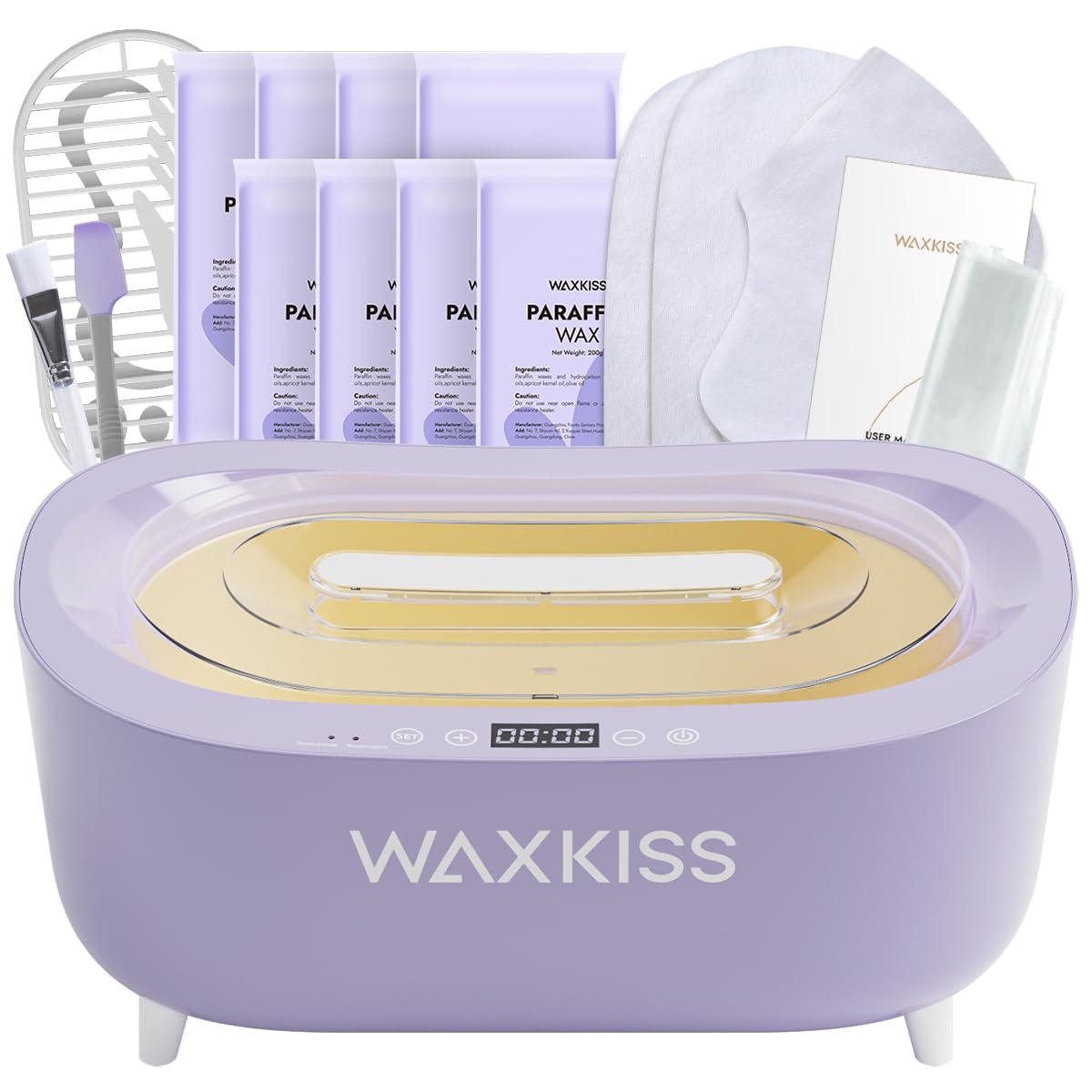 Waxkiss Intelligent Paraffin Wax Machine for Hands & Feet,Paraffin Wax Warmer for Professional Spa (B)