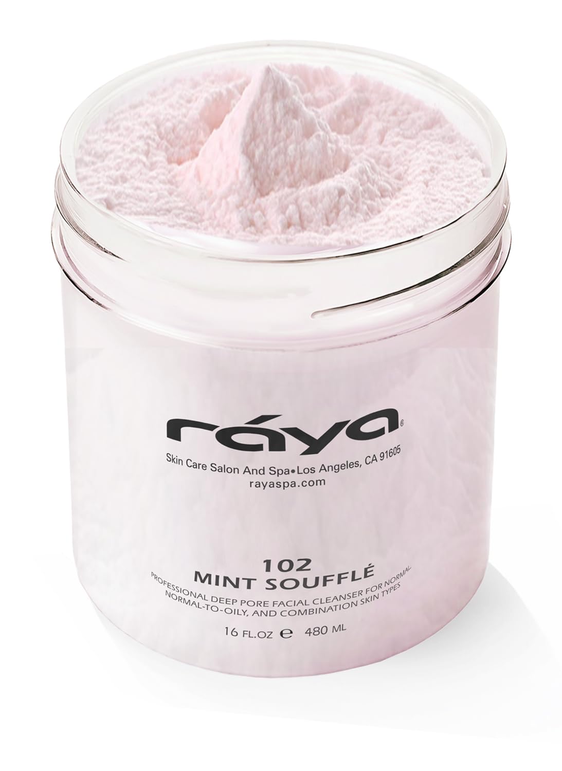 Raya Mint Soufflé Facial Cleanser 16 oz (102) | pH Balanced Face Wash for Oily and Combination Skin| Helps Clear Clogged Pores and Smooth Complexion