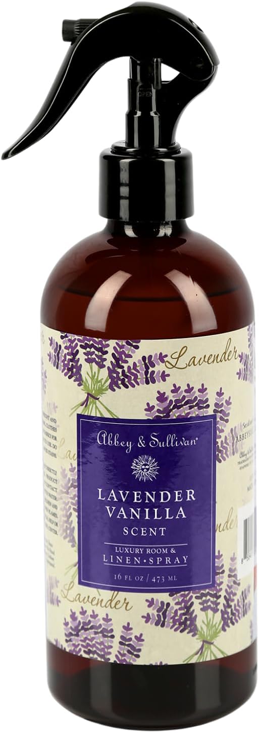 Abbey & Sullivan Linen Spray, Lavender Vanilla, 16 oz.