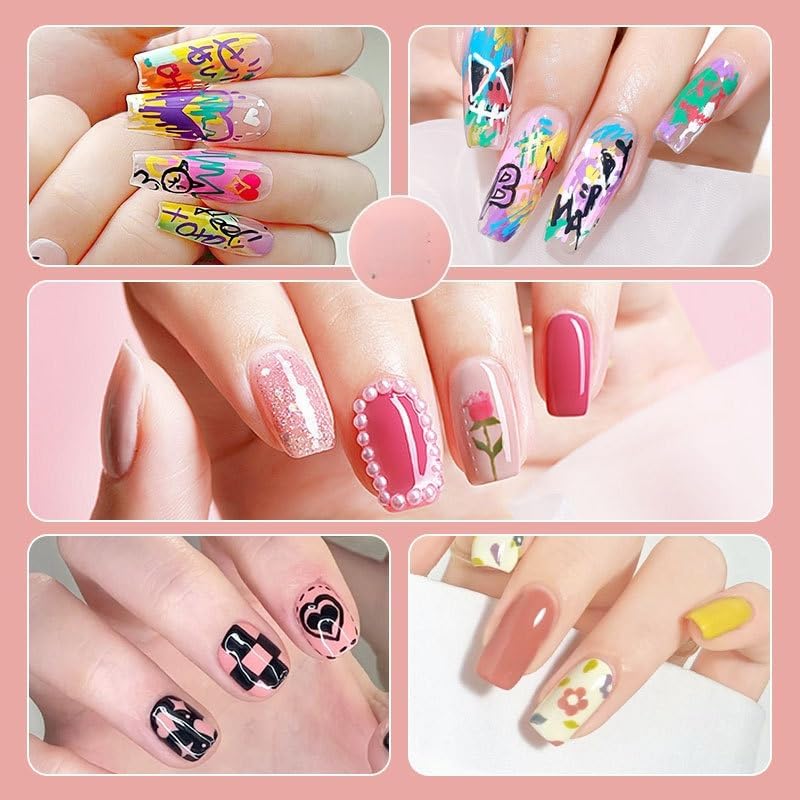 Nail Polish Pen, 1 PCS Nail Art Pen, Nail Pencil, DIY Drawing Painting Pen, for Nails DIY (12colors set A -0.5mm)
