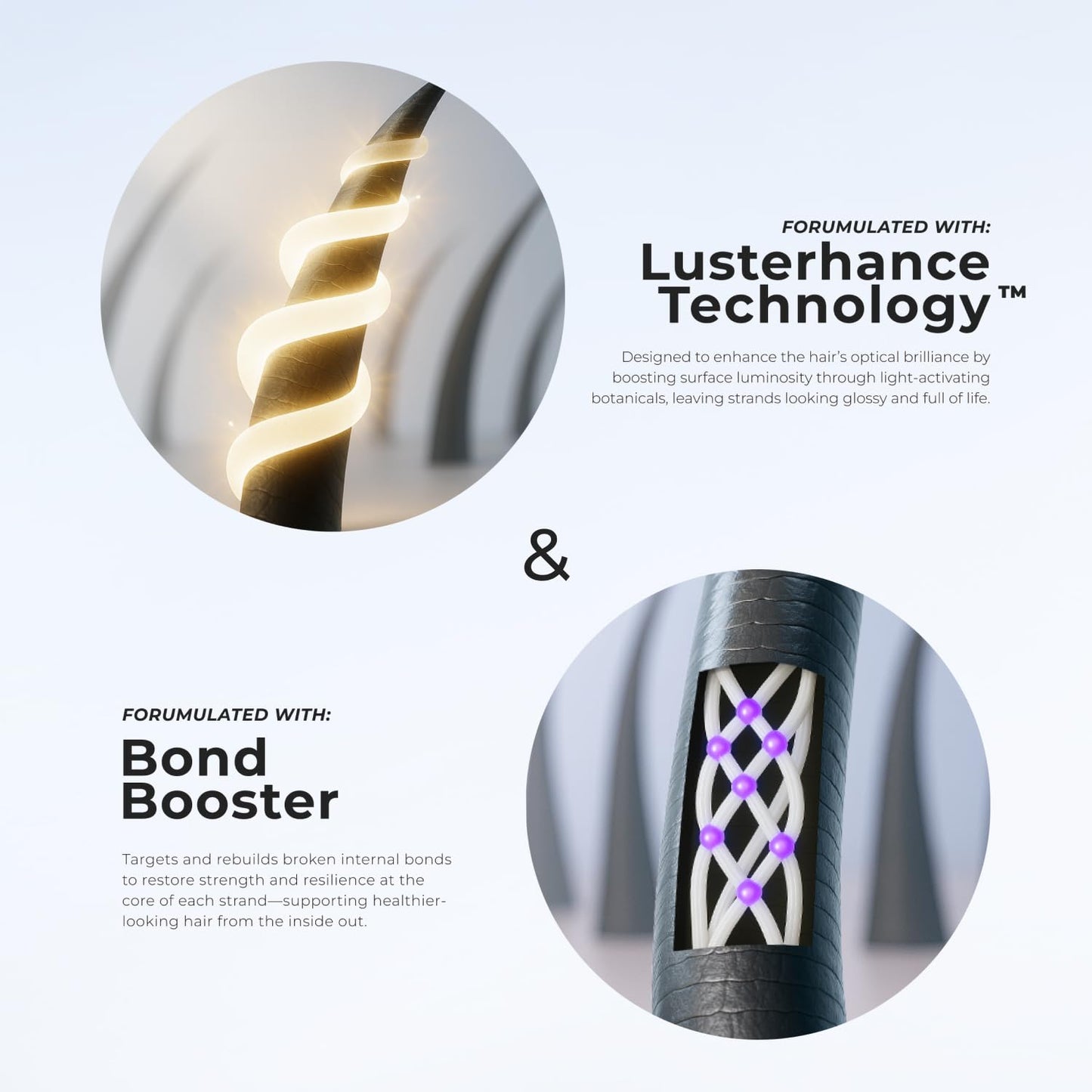 XMONDO Color Dark Ash Blonde Color Depositing Mask & Semi-Permanent Hair Dye Super Gloss Infused with Bond Boosters for Nourishment, Revitalize & Repair, Vegan Formula, 8 Fl Oz