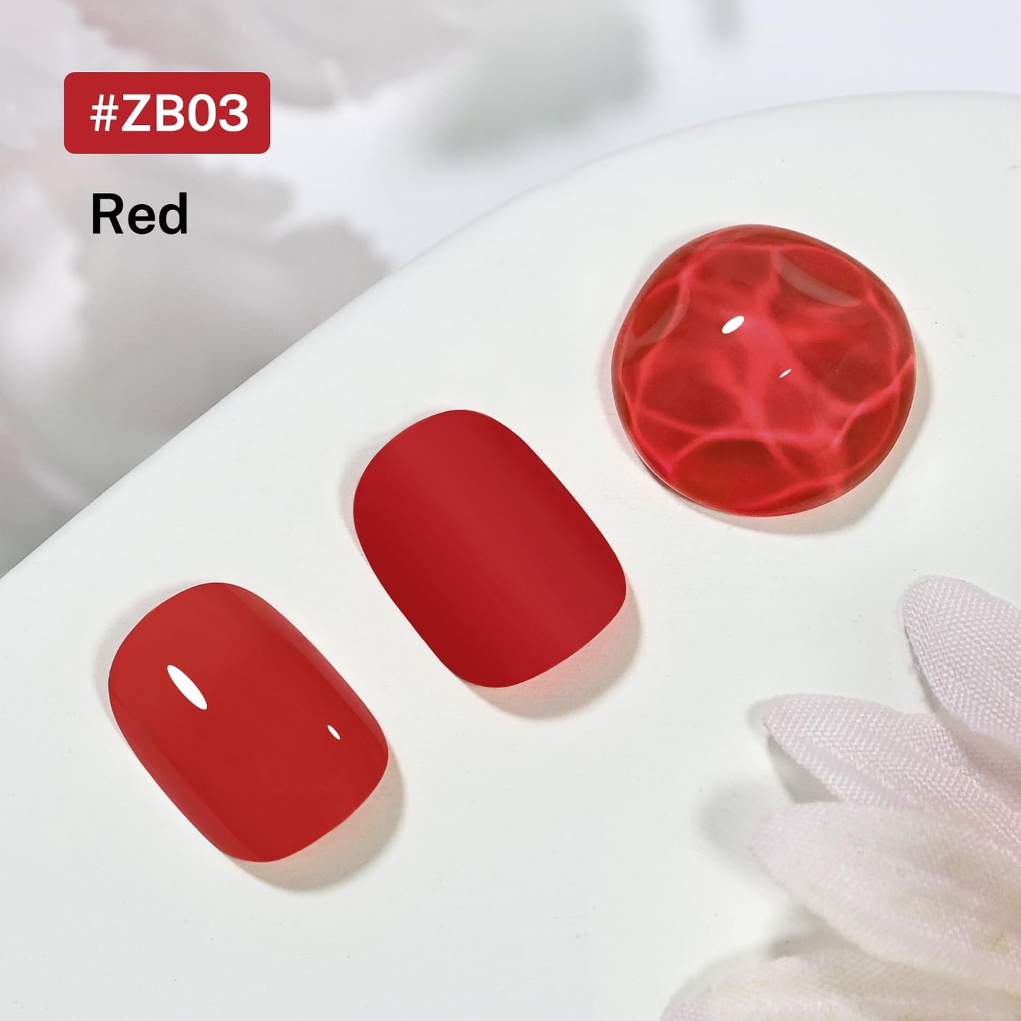 16.5ml Red Nail Polish Large Volume Quick Drying Nail Polish, Fast Drying and Long Lasting Color Nail Art DIY Home Manicure Gift for Women
