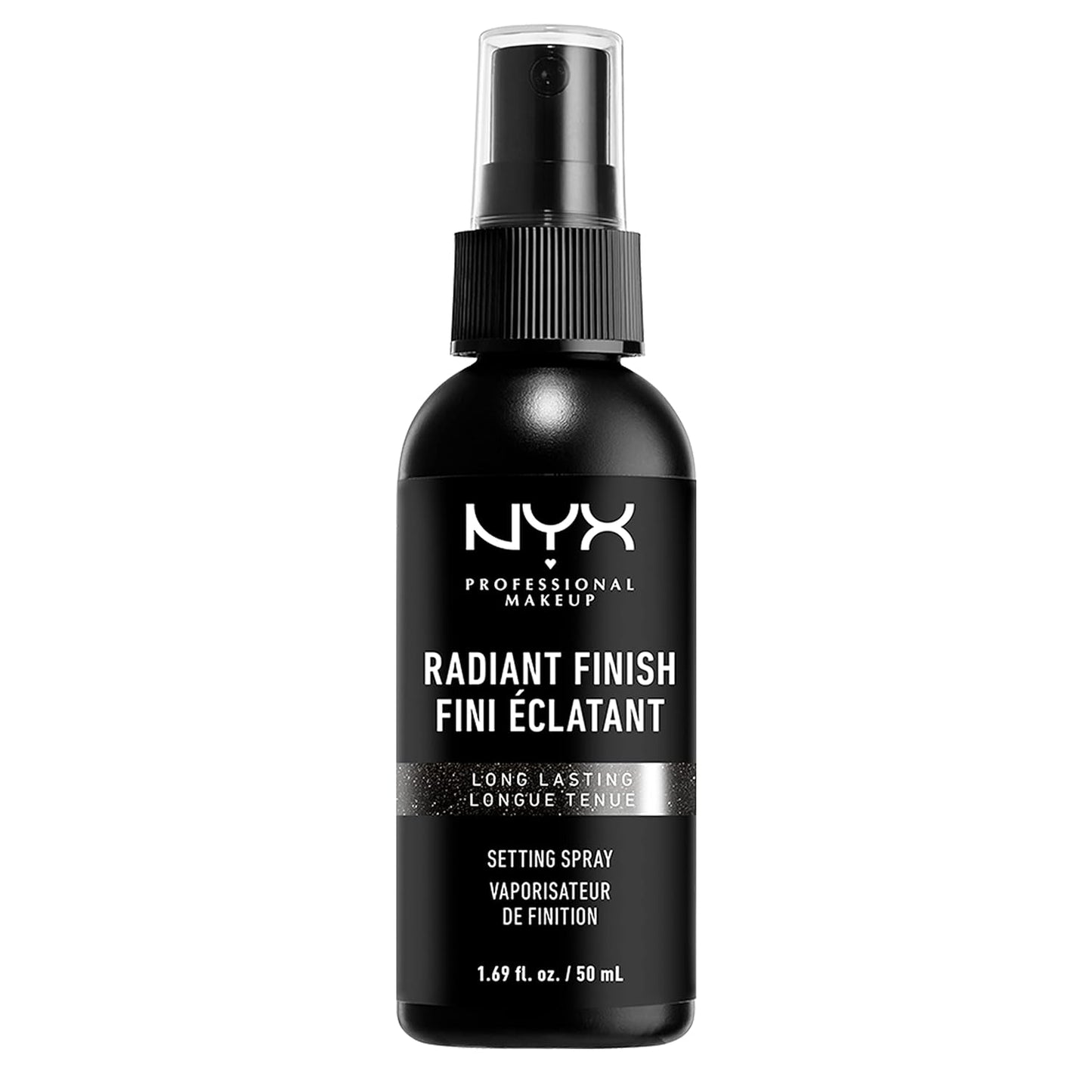 NYX PROFESSIONAL MAKEUP Makeup Setting Spray - Radiant Finish, Long-Lasting Face Mist with Micro Pearls, Vegan Formula
