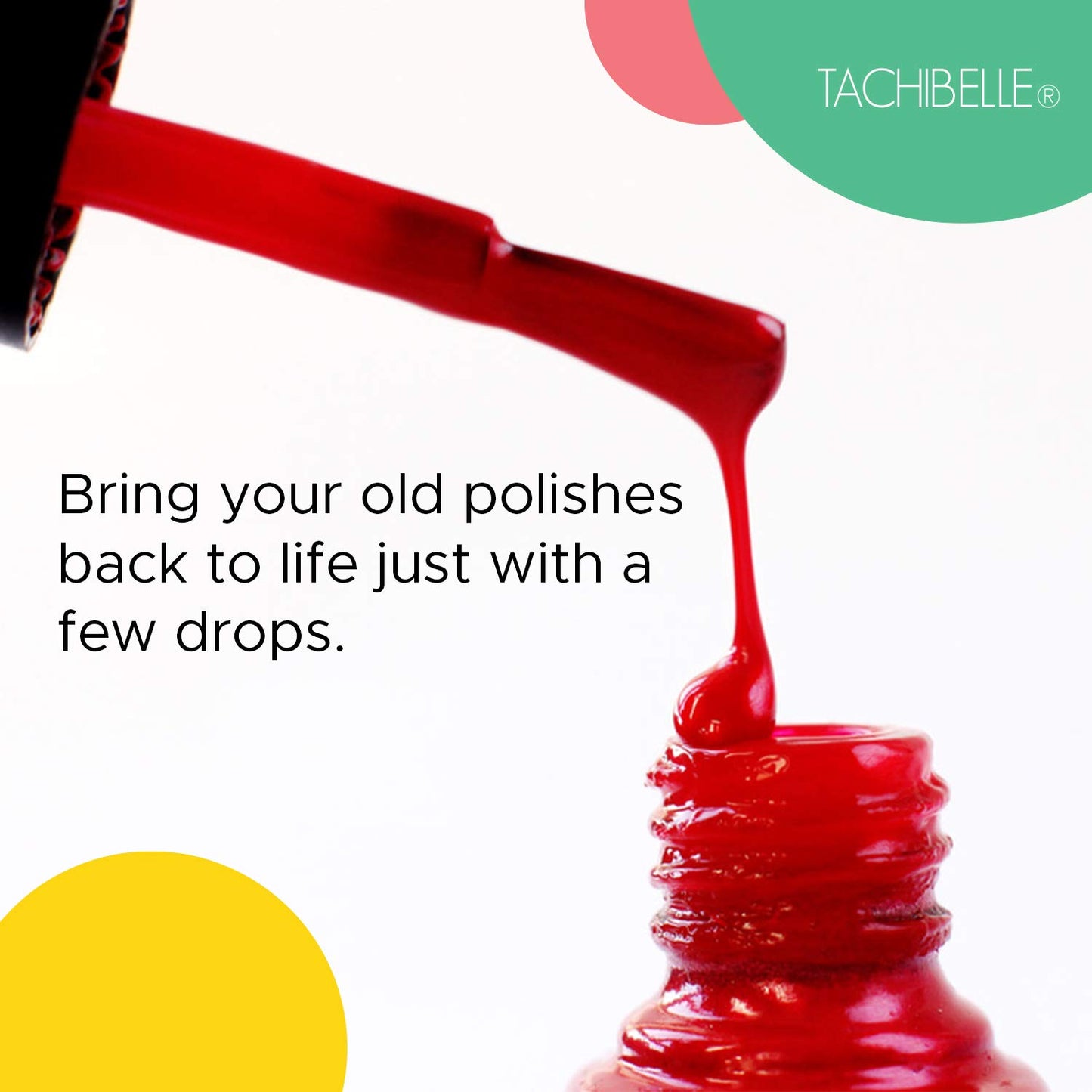 Tachibelle Nail Polish Thinner - Bring your old polishes back to life (Refill Size Kit)