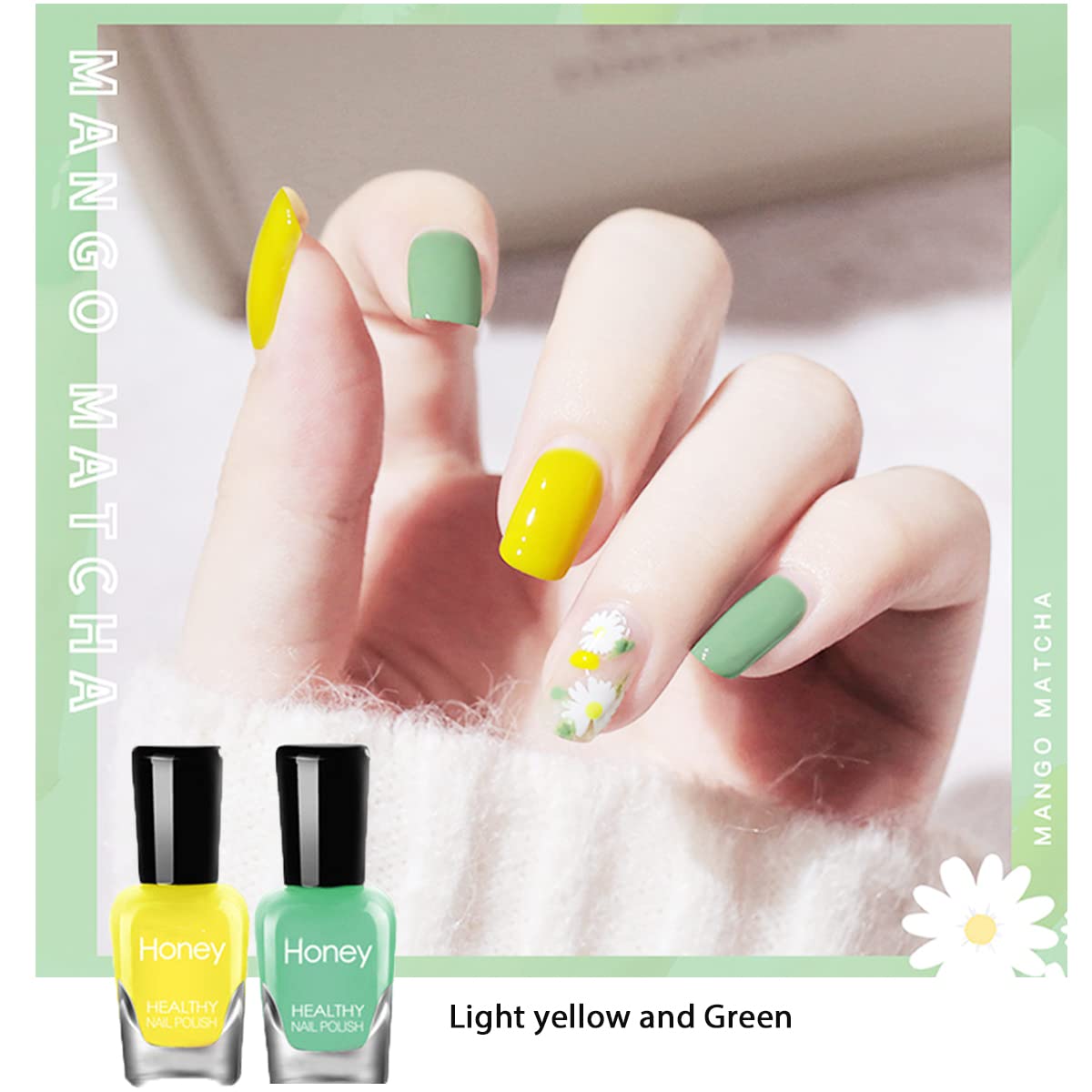 10 Bottle Easy Peel Off Nail Polish Set - Quick-Drying, Non-Toxic DIY Water Based Nail Polish Kit with Top & Base Coat