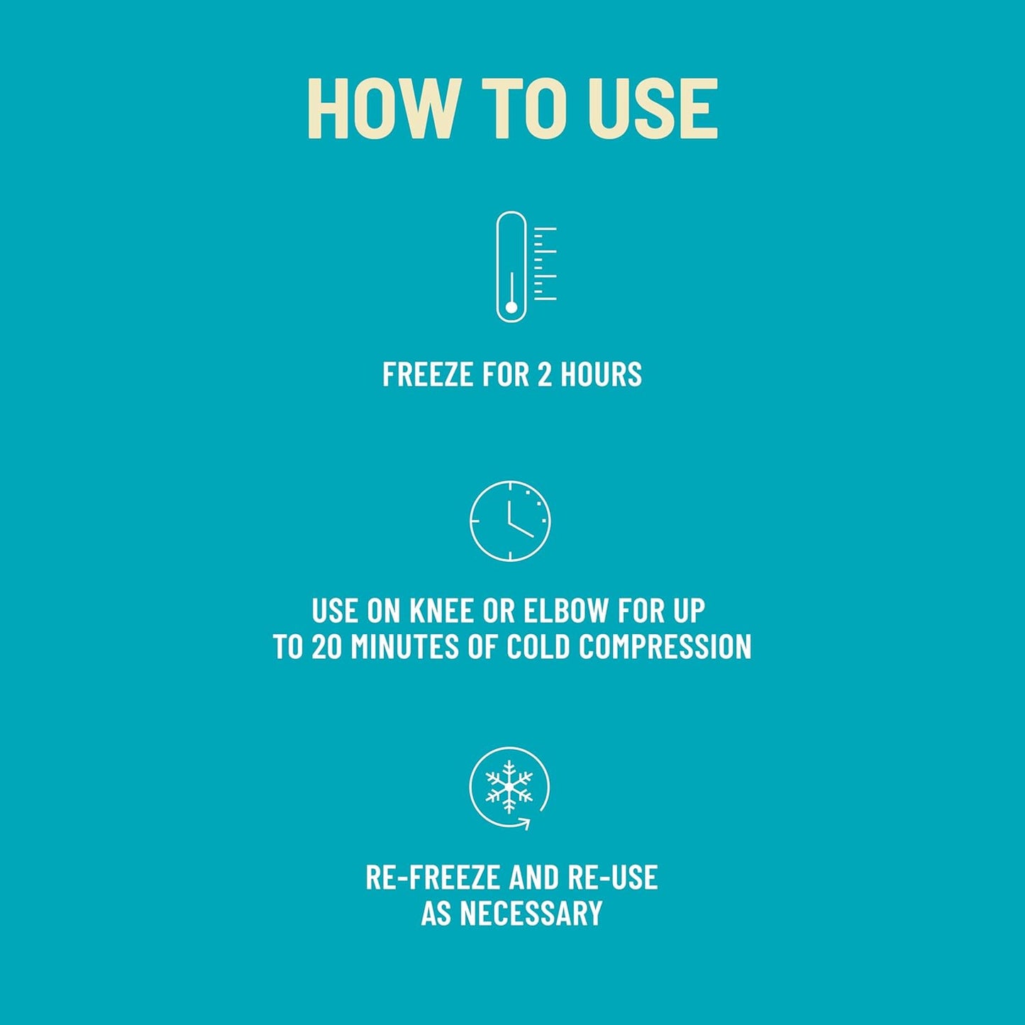 KT Health, Size M/L, Ice Sleeve and Universal Bag, Direct 360 Degree Cooling and Compression