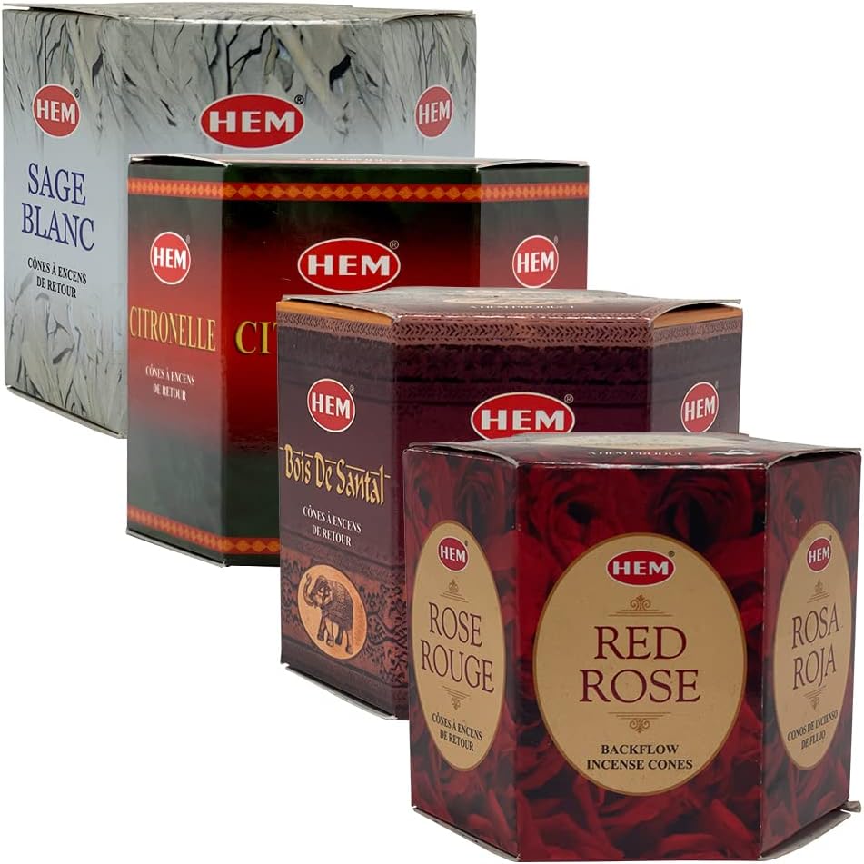 Variety Backflow Incense Cones for Waterfall and Mat Bundle Inciensos Aromaticos|Incienso|Inciense|Insienso