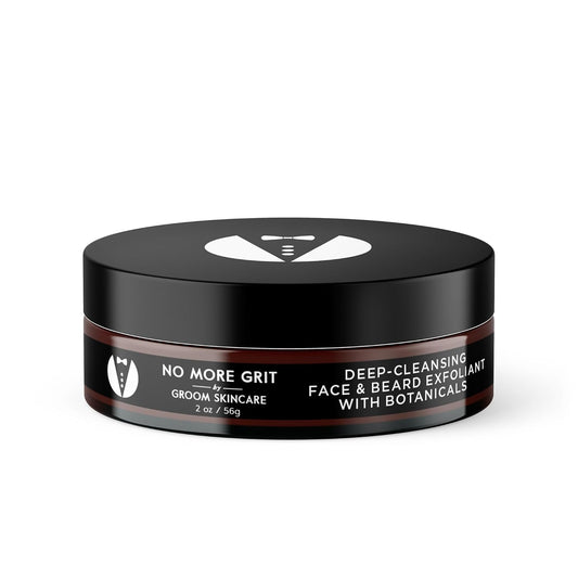 GROOM Face Scrub for Men | Gentle Daily or Weekly Exfoliator | Unplugs Pores for Clear, Smooth Skin | Unscented or Crisp Unisex Scent | 4 oz