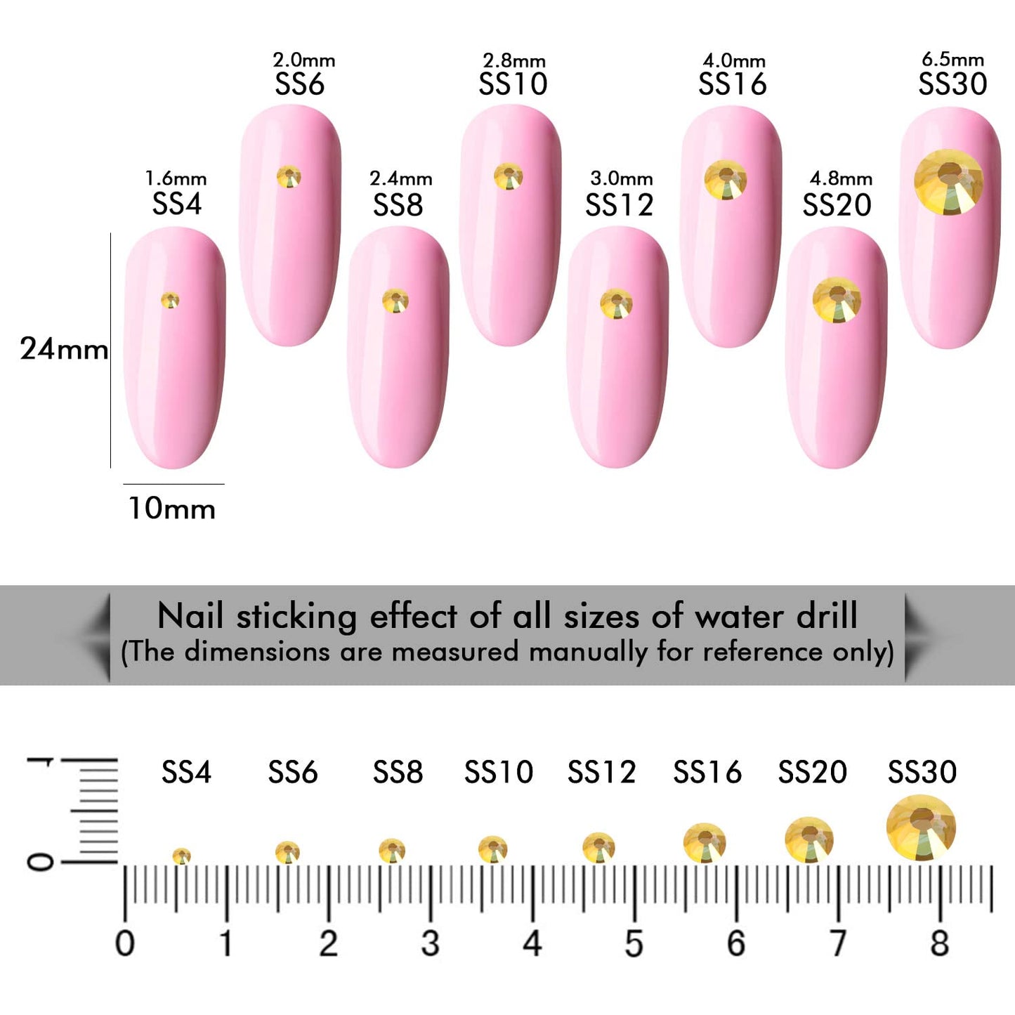 1440Pcs Metallic Sunshine Crystal Rhinestones,Glass Flatback Rhinestones Gemstones Small for Nail Face Makeup Art Crafts Clothes Decoration-(SS4,1.6mm,Metallic Sunshine)