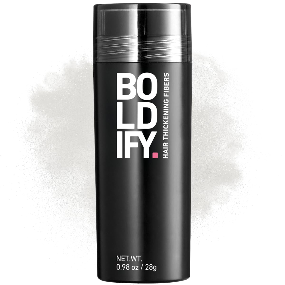 BOLDIFY Hair Fibers (28g) - Fill In Thinning and Fine Hair for an Instantly Fuller, Thicker Look - 14 Shades for Women & Men - White