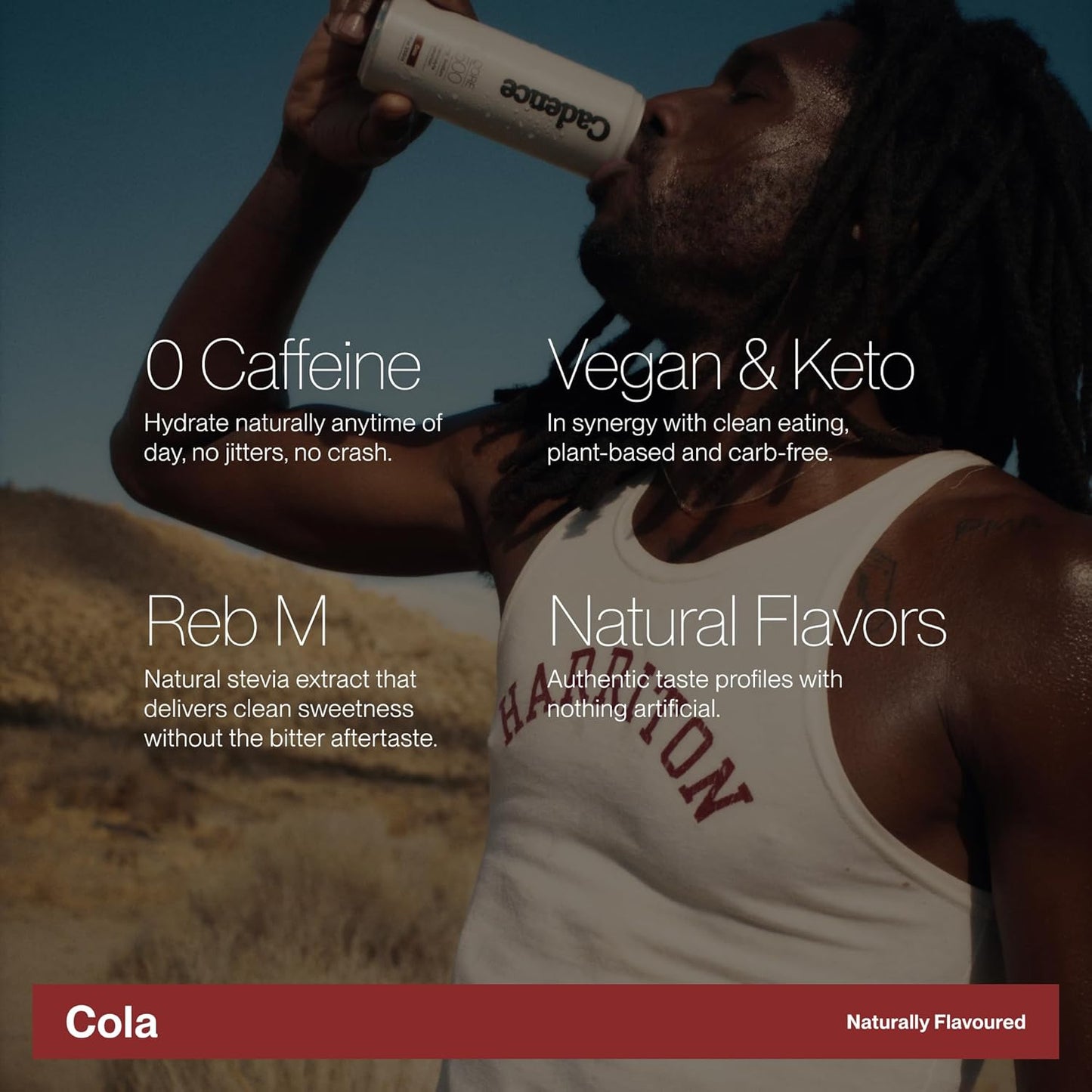 Cadence Electrolyte Drink - Crisp Cola Flavor, 355ml x 12 | Science-Backed Hydration | Zero Sugar, Zero Caffeine | Vegan, Keto & Paleo Friendly | Sodium, Potassium & Magnesium for Performance & Recovery