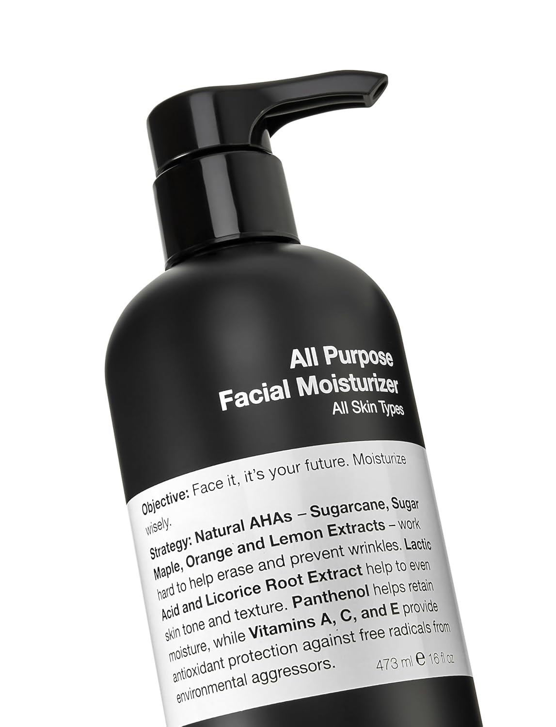Anthony All-Purpose Facial Moisturizer – Men’s Hydrating Lotion for Dry Skin – Lightweight, Non-Comedogenic, Anti-Aging Formula – 16 Fl Oz