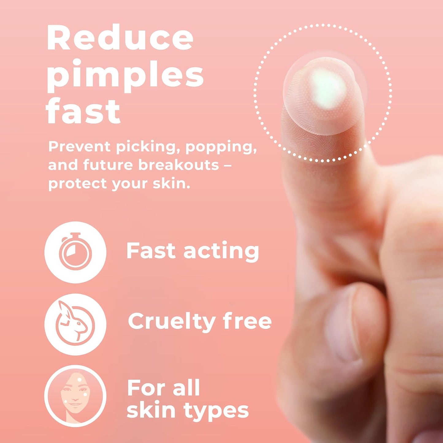 Micro Needle Pimple Patch (18 Pack) - Hydrocolloid Micropoint Pimple Patch For Acne & Pimples, Eliminate Pimples Overnight, Microdart Patch, Micro Dart Pimple Patches