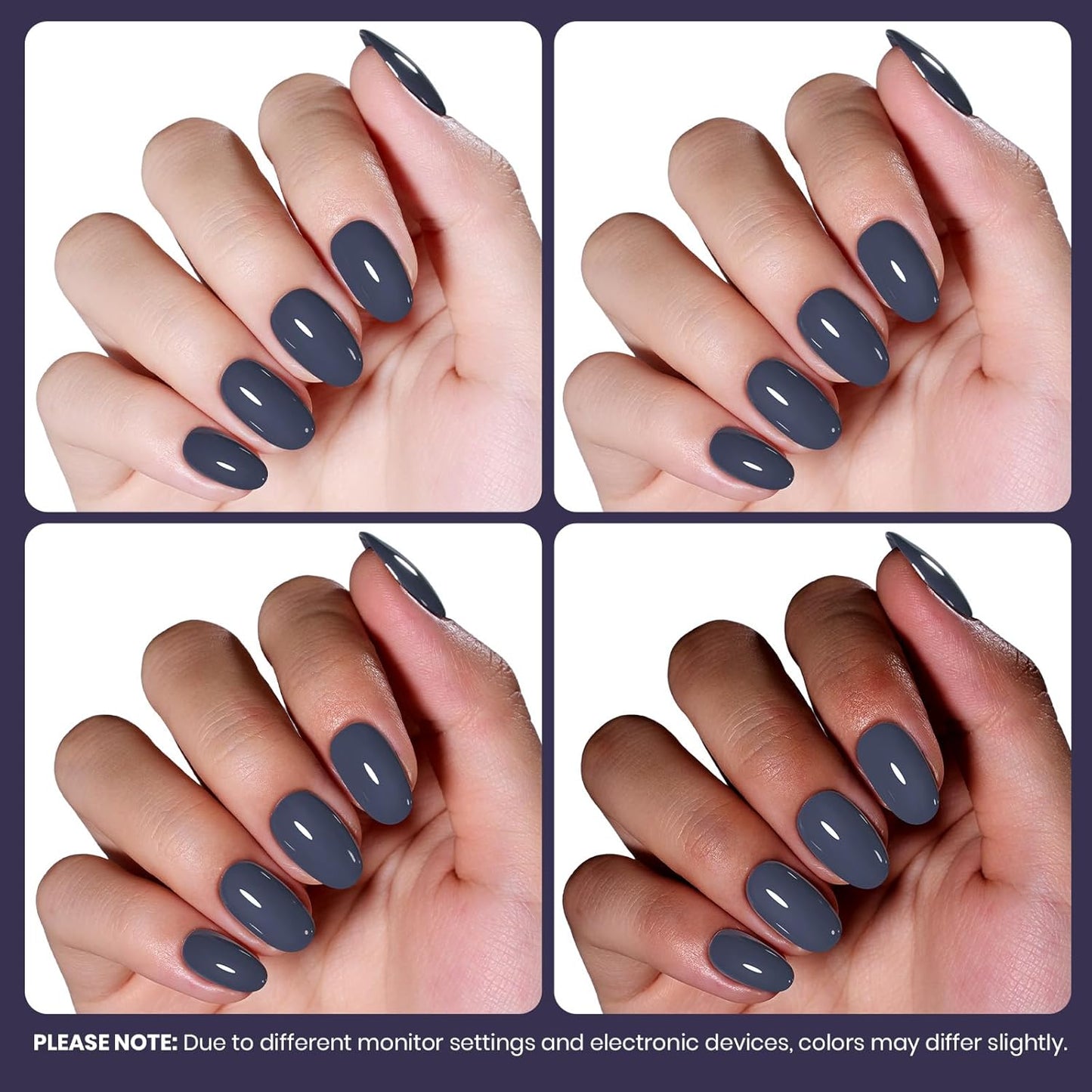 beetles Navy Blue Gel Polish - 15ML Crown Blue Borealis Gel Polish Soak Off Nail Art Manicure Salon DIY Uv Lamp Nail Design Decoration at Home