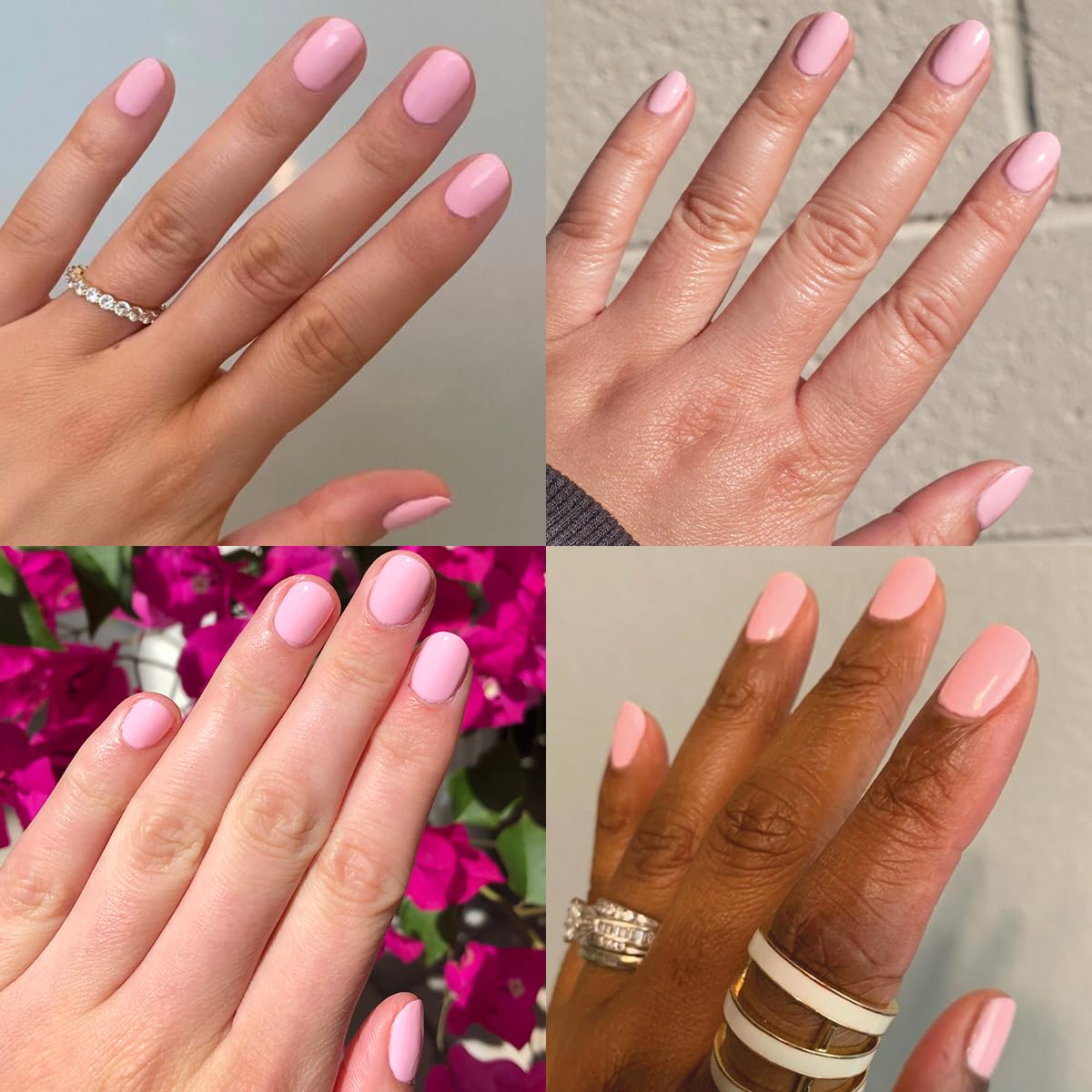 Olive & June Long Lasting Nail Polish | Plump, Gel-Like Finish No Lamp Needed | Lasts up to 10 days | Salon-Quality Color at Home | 15-Free, Vegan & Cruelty-Free Chip-Resistant Shine | SE Bubbly Pink