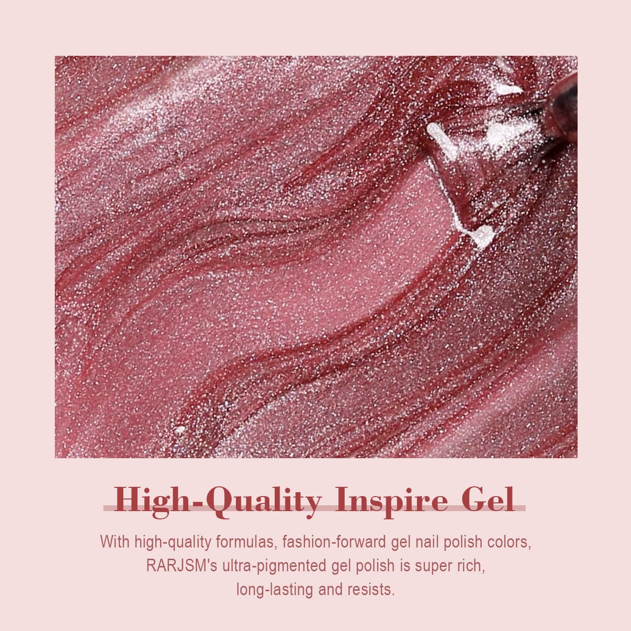 RARJSM Cat Eye Gel Nail Polish Nude Red 9D Cateye Galaxy Universal Glitter Shimmer Velvet Ice Gel Polish 15ml Single Bottle with Magnetic Stick UV LED Curing Requires Soak Off Home Salon DIY Manicure